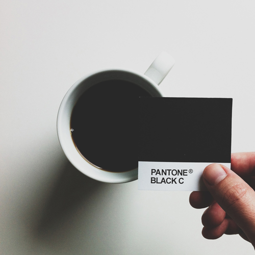 COLOUR INSPIRATION | BLACK | PANTONE | COFFEE